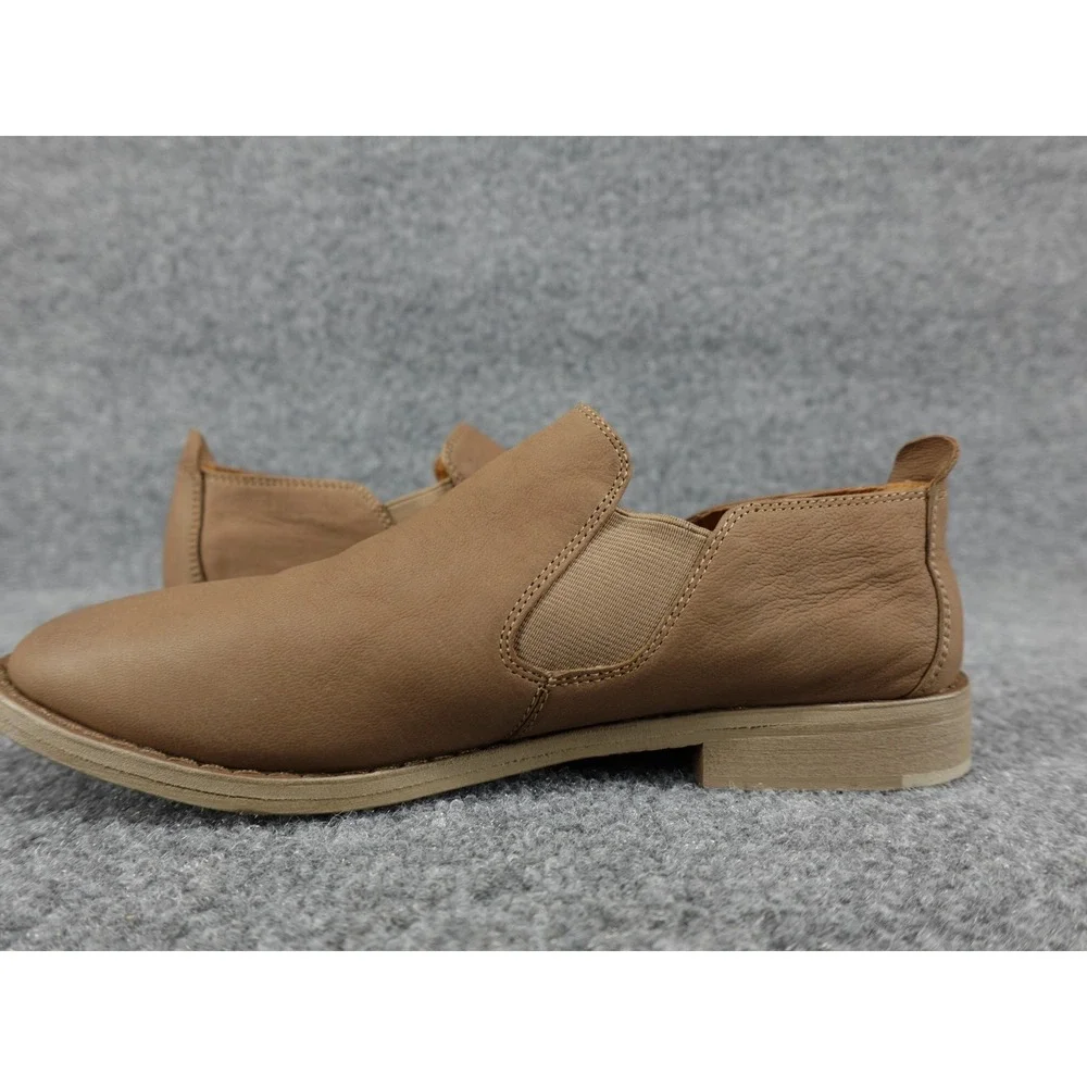 Gentle Souls Kenneth Cole Tan Leather Slip On Loafers Mens Size 8M Comfort Shoes